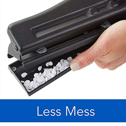 Swingline 2-3 Hole Punch, Adjustable, Commercial Hole Puncher, 11 Sheet Punch Capacity, Black (74020)