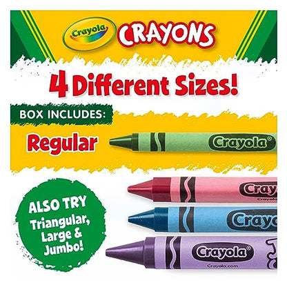 Crayola Crayon Classpack, 800 Count, Bulk School Supplies For Teachers, Large Crayon Box, 8 Colors