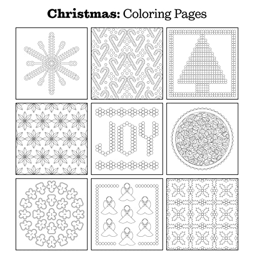 Pattern and Pattern - The Adult Coloring Book Set (Vol. 1 & 2) incl. BONUS Christmas Coloring Book | 220 Geometric Patterns | Adult Coloring Book For Women | Mindfulness, Relaxation & Self Care