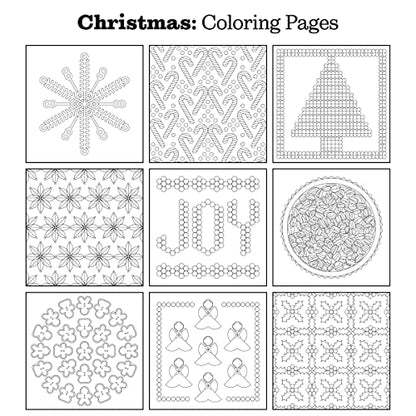 Pattern and Pattern - The Adult Coloring Book Set (Vol. 1 & 2) incl. BONUS Christmas Coloring Book | 220 Geometric Patterns | Adult Coloring Book For Women | Mindfulness, Relaxation & Self Care