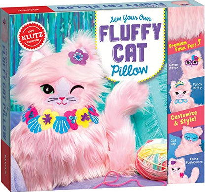 Sew Your Own Fluffy Cat Pillow (Klutz Craft Kit)