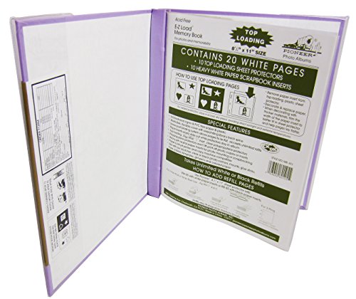 Pioneer E-Z Load 8.5" X 11" Memory Book, Blue