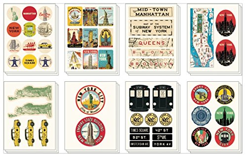 Cavallini Papers New York City Stickers