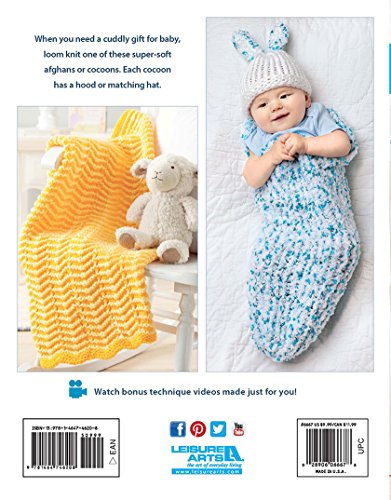 Leisure Arts Book, Loom Knit Baby Wraps