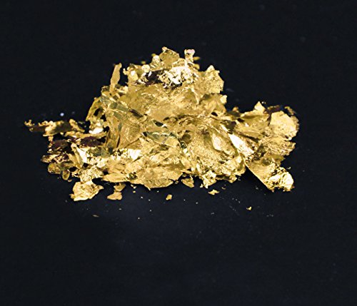 Speedball Mona Lisa Composition Metal Leafing Flakes, Gold, 3 Grams