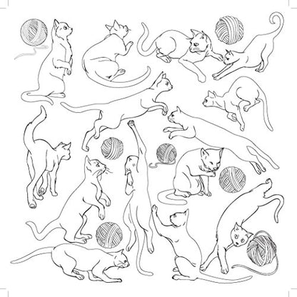 Kaisercraft Colouring Book Cats & Dogs, 25 x 25 x 0.6 cm, White