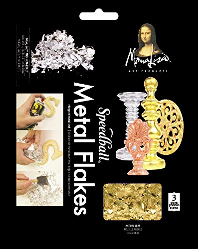 Speedball Mona Lisa Composition Metal Leafing Flakes, Gold, 3 Grams