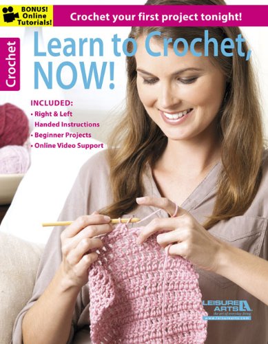 Leisure Arts Learn to Crochet NowithCrochet Book