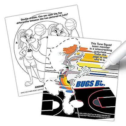 Bendon Space Jam: A New Legacy 20 Page Imagine Ink Coloring and Activity Book with 1 Mess Free Marker (Looney Tunes) 50784