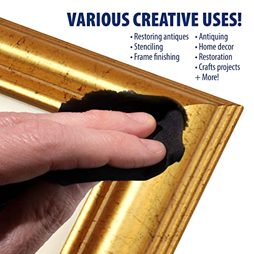 AMACO Rub n Buff Wax Metallic Finish - Rub n Buff Antique Gold 15ml Tube - Versatile Gilding Wax for Finishing Furniture Antiquing and Restoration - Rub and Buff Colors Single Tube