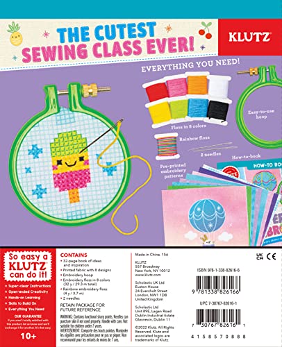 Klutz Super Cute Embroidery Craft Kit