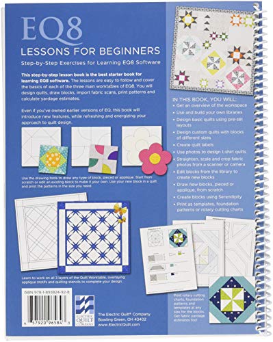 Electric Quilt Lessons for Beginners Book Medium