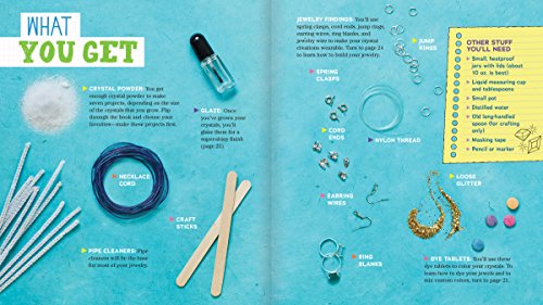 KLUTZ Grow Your Own Crystal Jewelry Science Kit