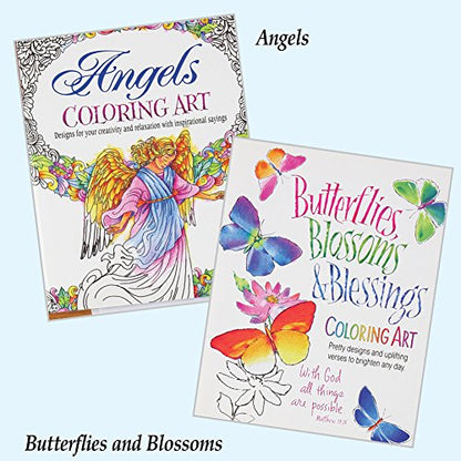 Inspirational Adult Coloring Books Stress Relieving Gift Ideas, Butterflies