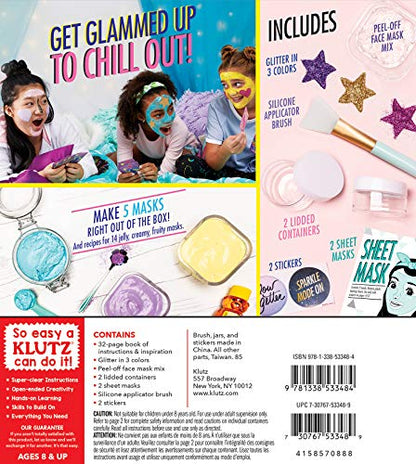 Klutz Make Your Own Glitter Face Masks