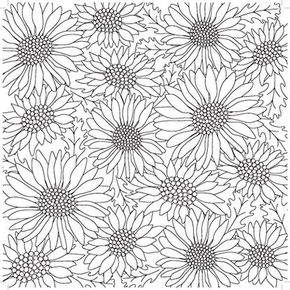 Kaisercraft KaiserColour Perfect Bound Coloring Book-Ever Bloom, 24.61x24.61x0.71 cm, Multicoloured