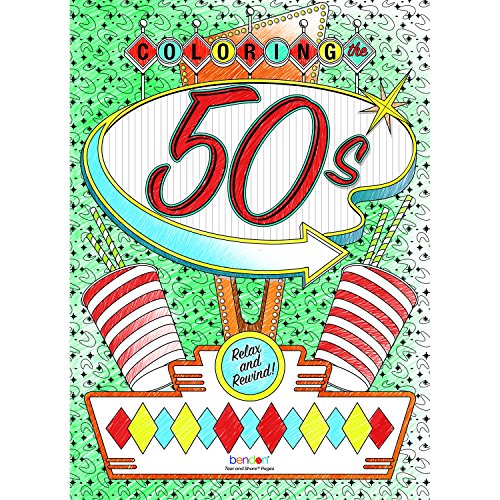 Bendon 12335 The 50's Advanced Coloring Book