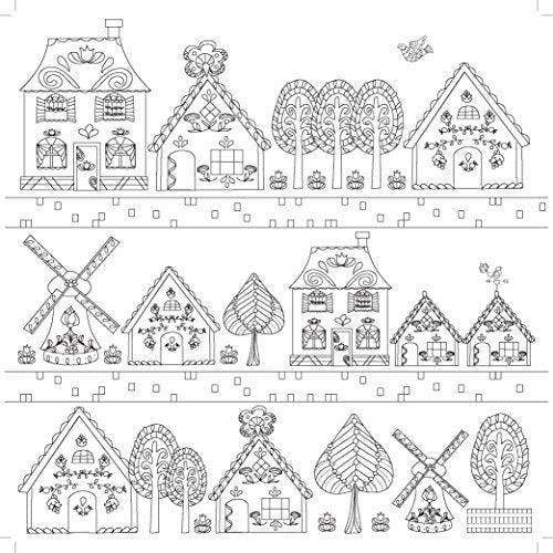 Kaisercraft Folk Dance-Kaiser Coloring Book, 24.89x24.63x0.76 cm, Multicolour