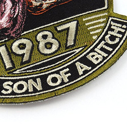 You Son of a Bitch! 1987 Embroidered Patch