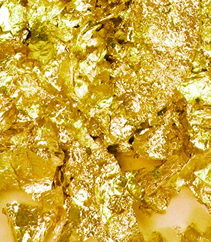 Speedball Mona Lisa Composition Metal Leafing Flakes, Gold, 3 Grams