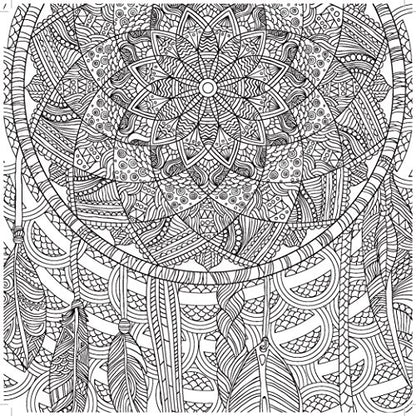 Kaisercraft Kaisercolour Perfect Bound Coloring Book Free Spirit, Acrylic, Multicolour, 24.89x24.38x0.76 cm